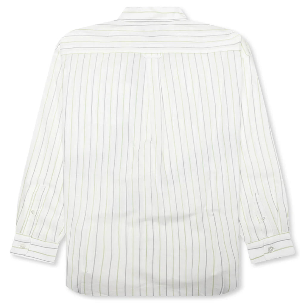 Classic L S Shirt Stripe White