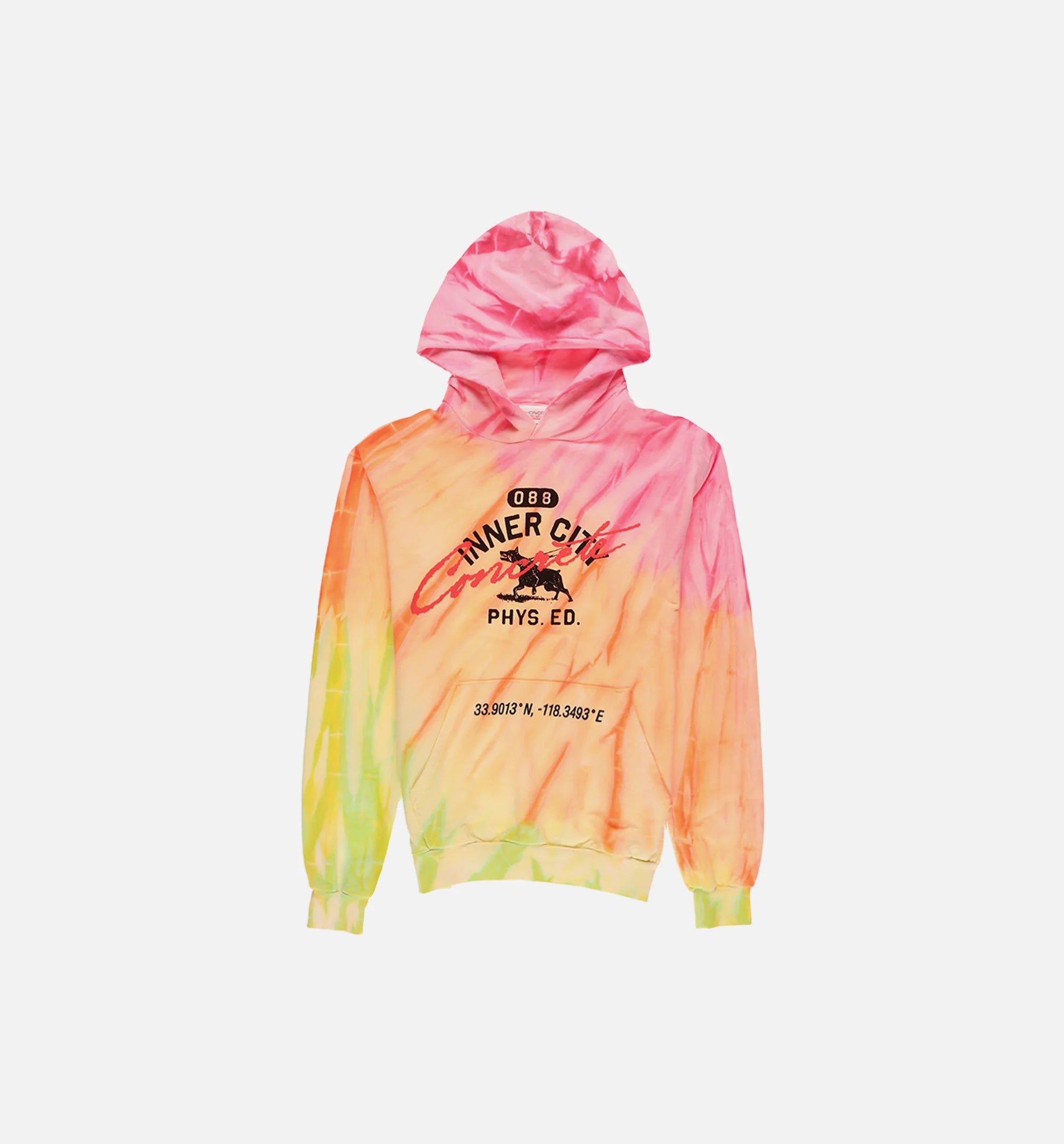 Mascot Sunset Mens Pullover Hoodie White