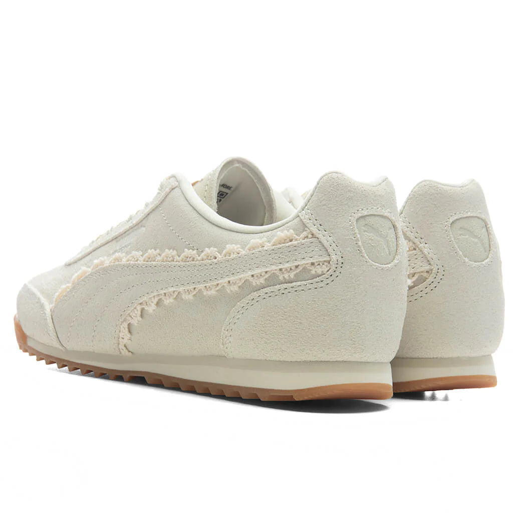 Womens Arizona Lace Warm White Caramel Latte
