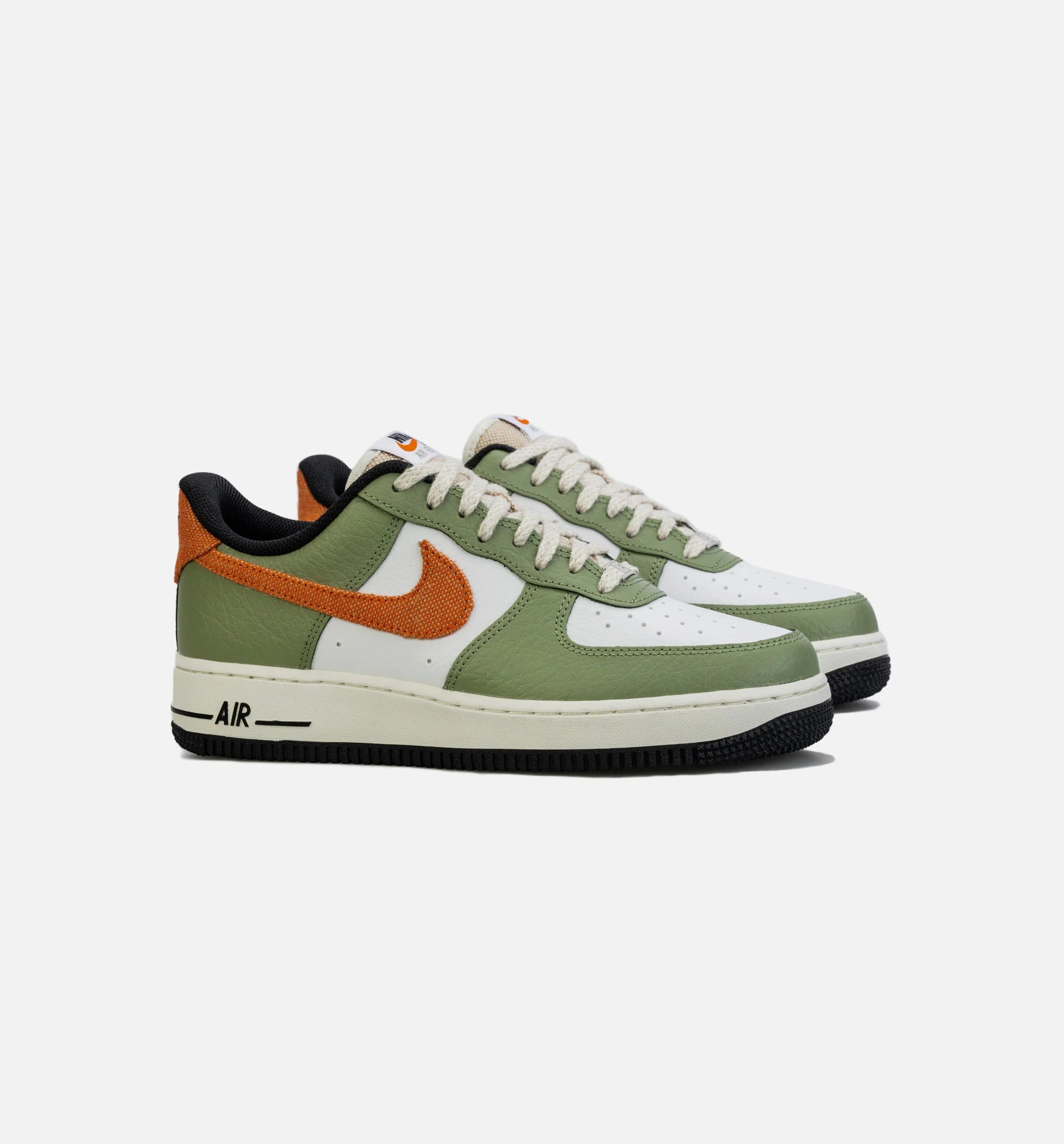 Air Force 1 07 Oil Green Mens Lifestyle Shoe Green Orange