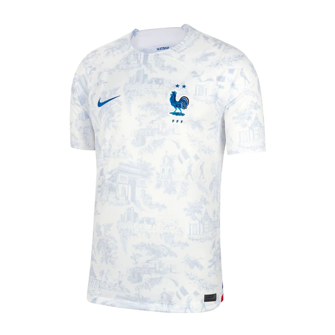 Nike France Away Jersey 22 White Game Royal