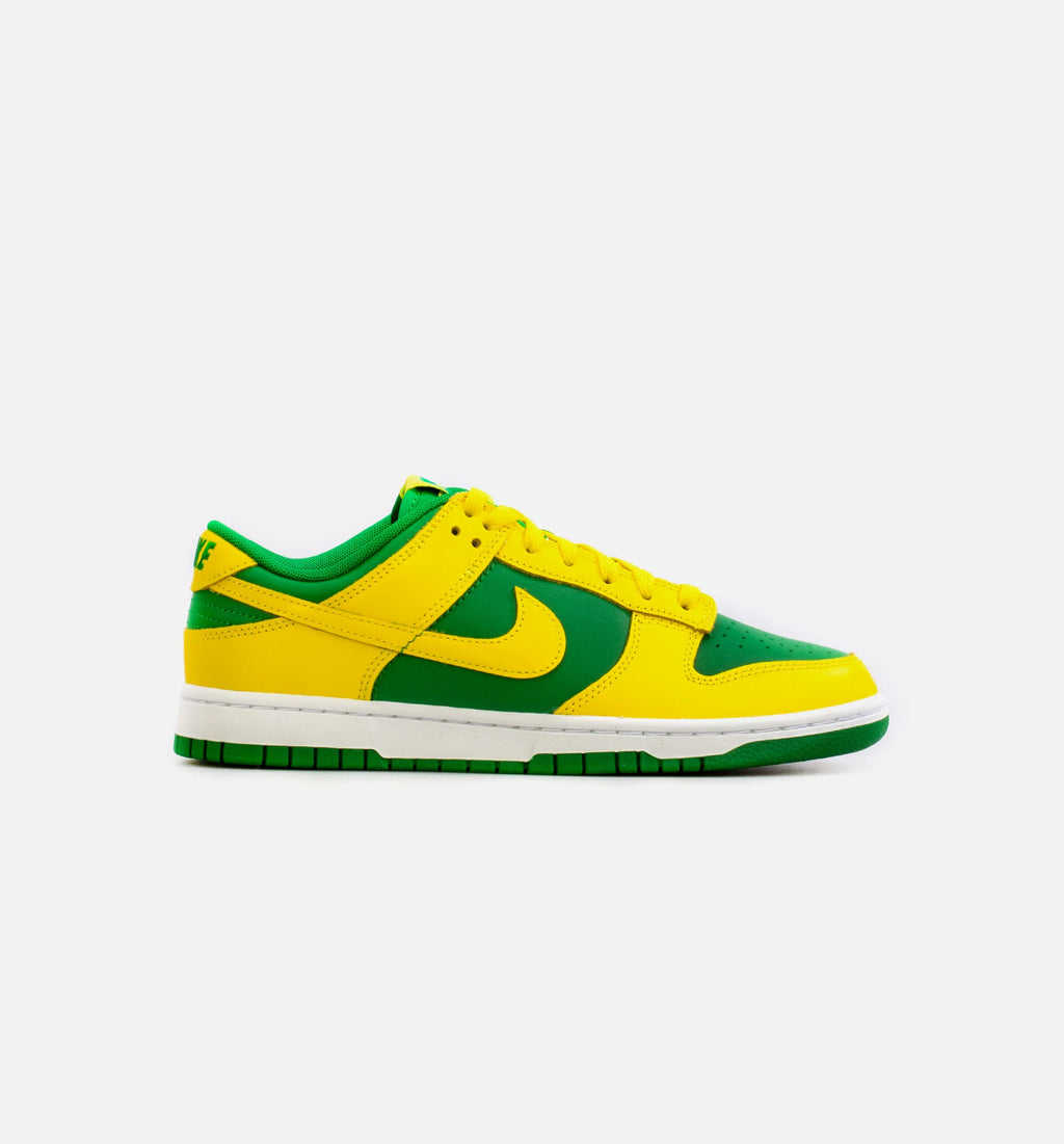 Dunk Low Reverse Brazil Mens Lifestyle Shoe Yellow Green Limit One Per Customer