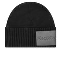 Logo Patch Beanie Black