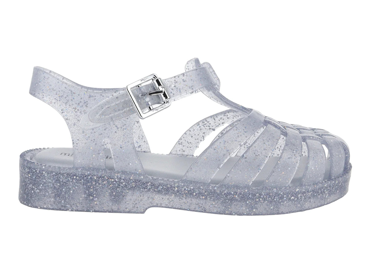 Sandalias Mini Melissa Plata para Niña