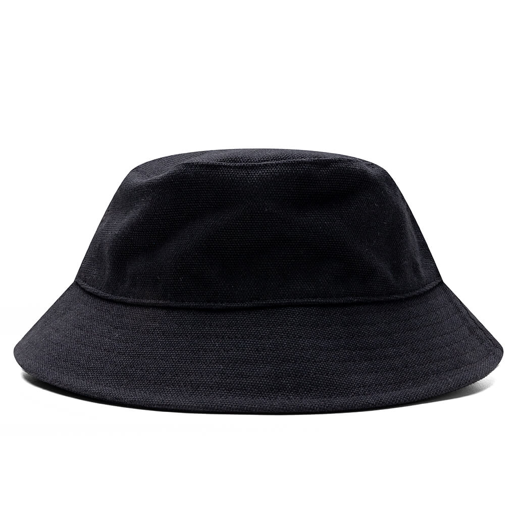 Initial Bucket Hat Jet Black