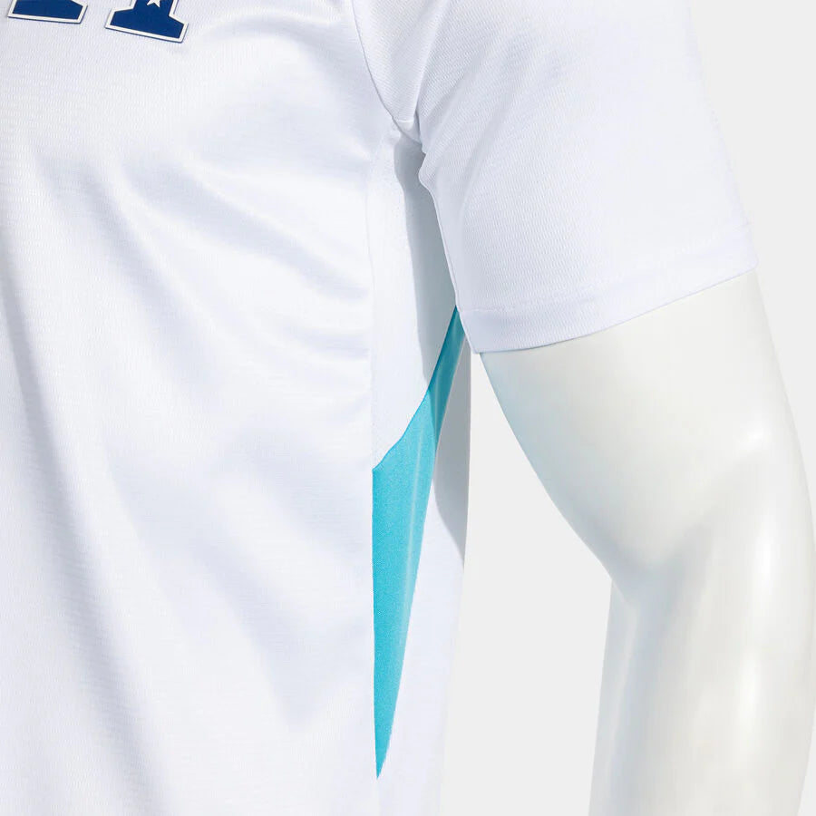 Joma Honduras Home Mens Soccer Jersey 26 White Royal