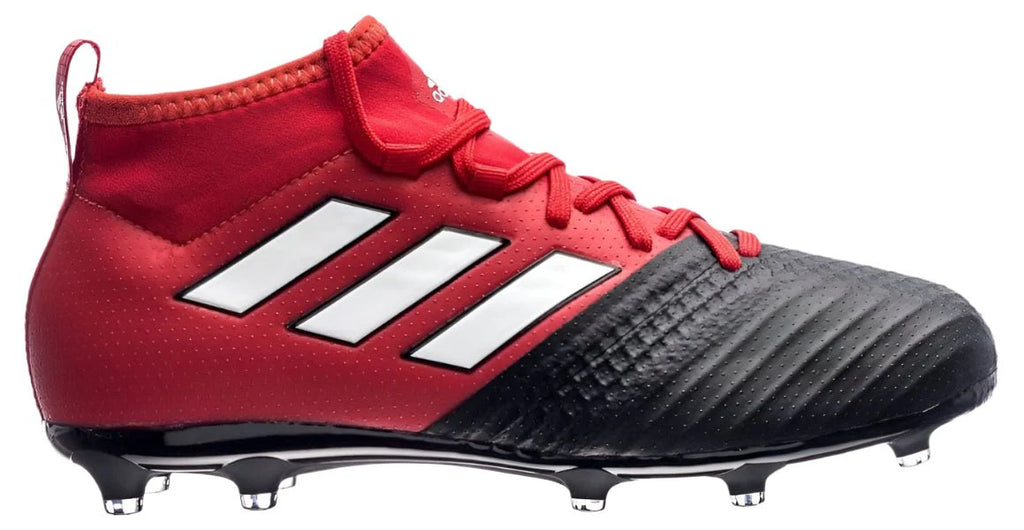adidas ACE 171 FG Youth Firm Ground Soccer Cleats Red Black White