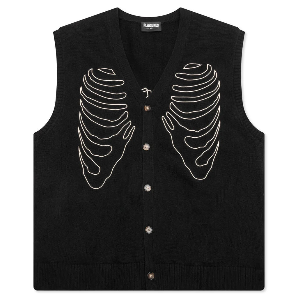 Cage Sweater Vest Black