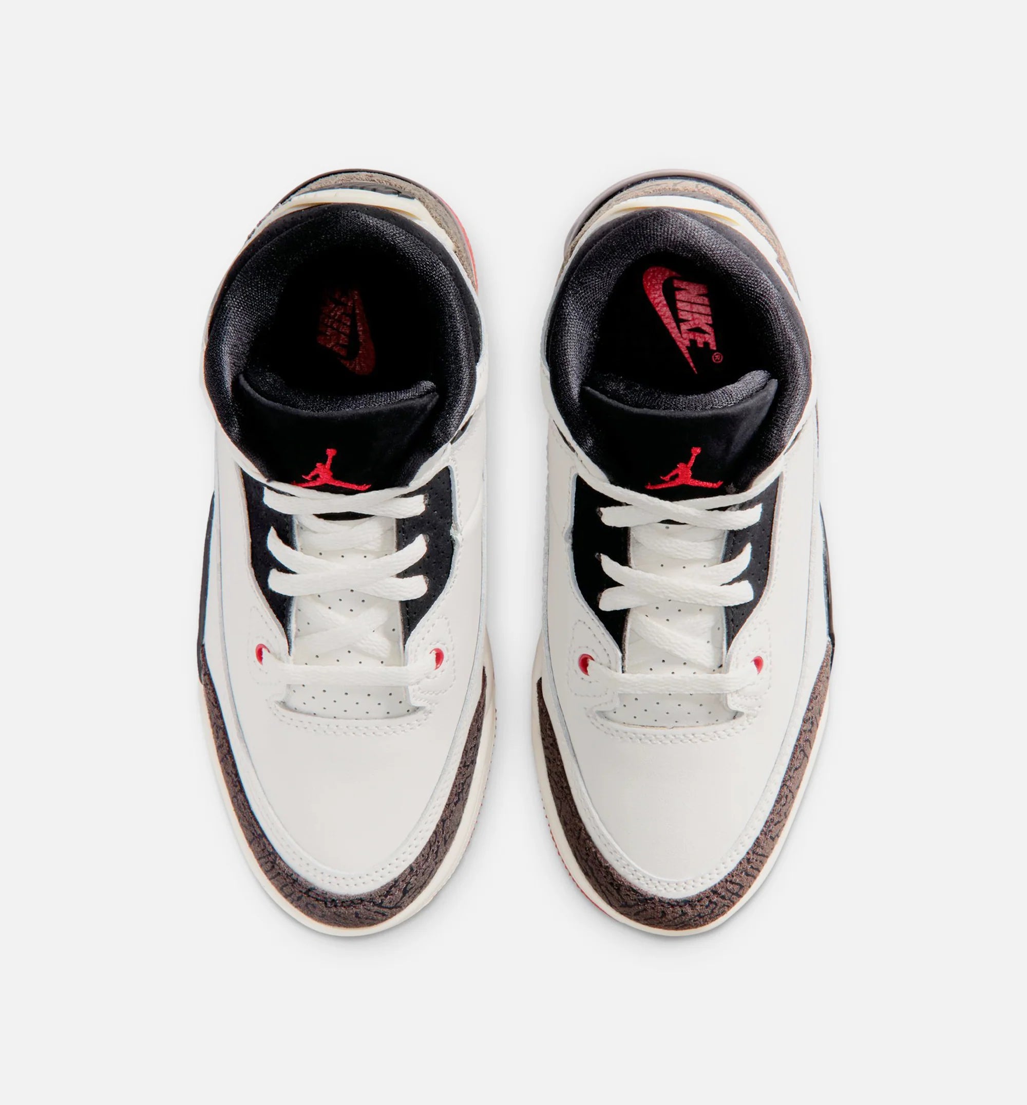Air Jordan 3 Retro Sail and University Red Preschool Lifestyle Shoe Sail Black University Red Pale Ivory Free Shipping