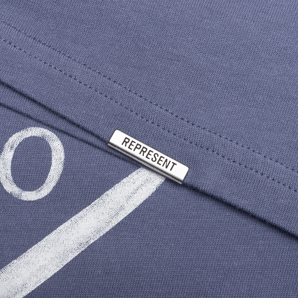 Owners Club Script T Shirt Dusty Blue