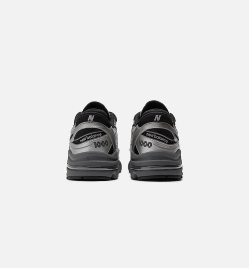 1000 Mens Lifestyle Shoe Silver Metallic Black