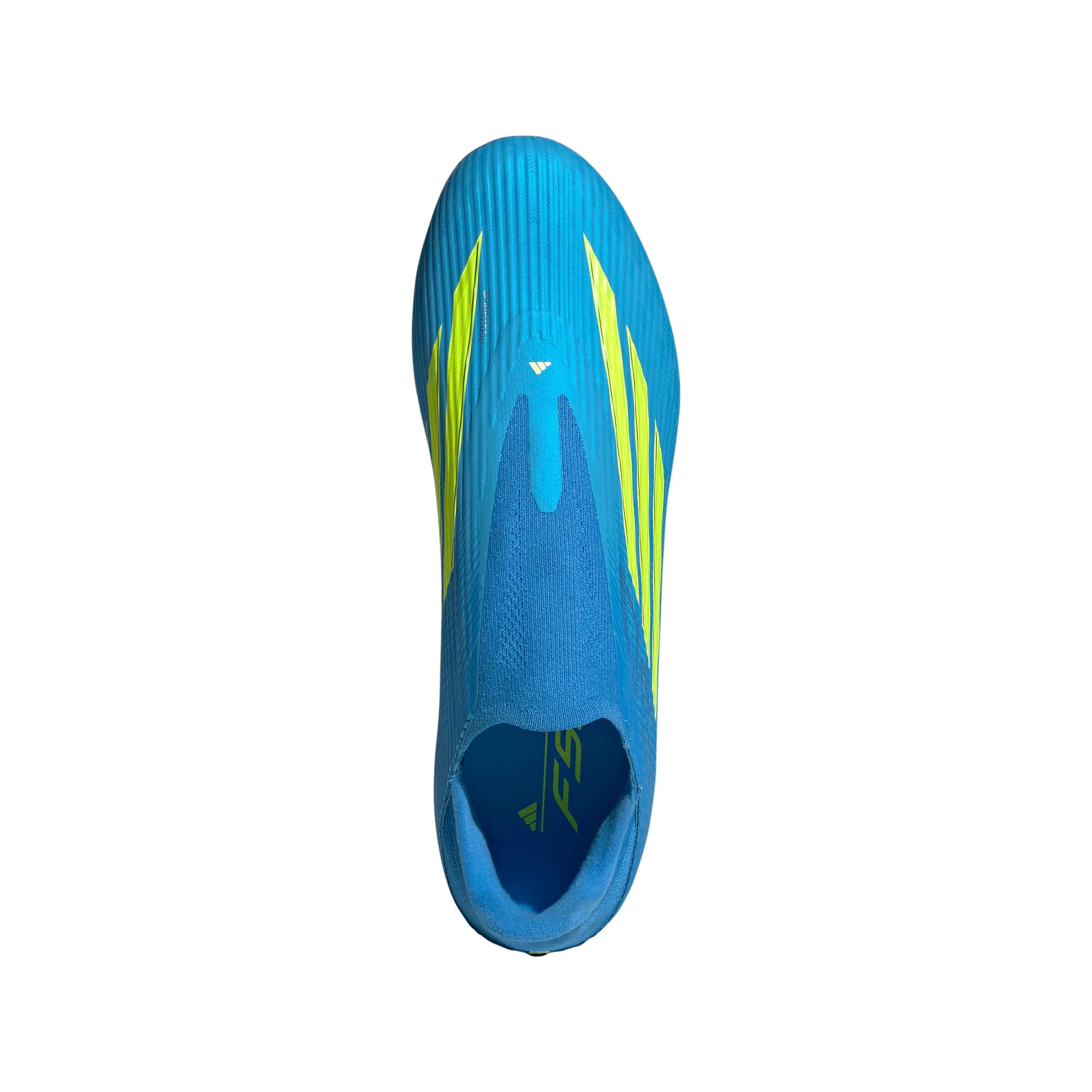 adidas F50 League Laceless FG MG Firm Ground Multi Ground Mens Soccer Cleats Blue Yellow Aqua