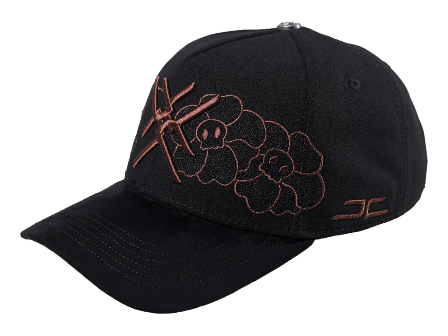 Gorra JC Hats Dead Negro y Cobre