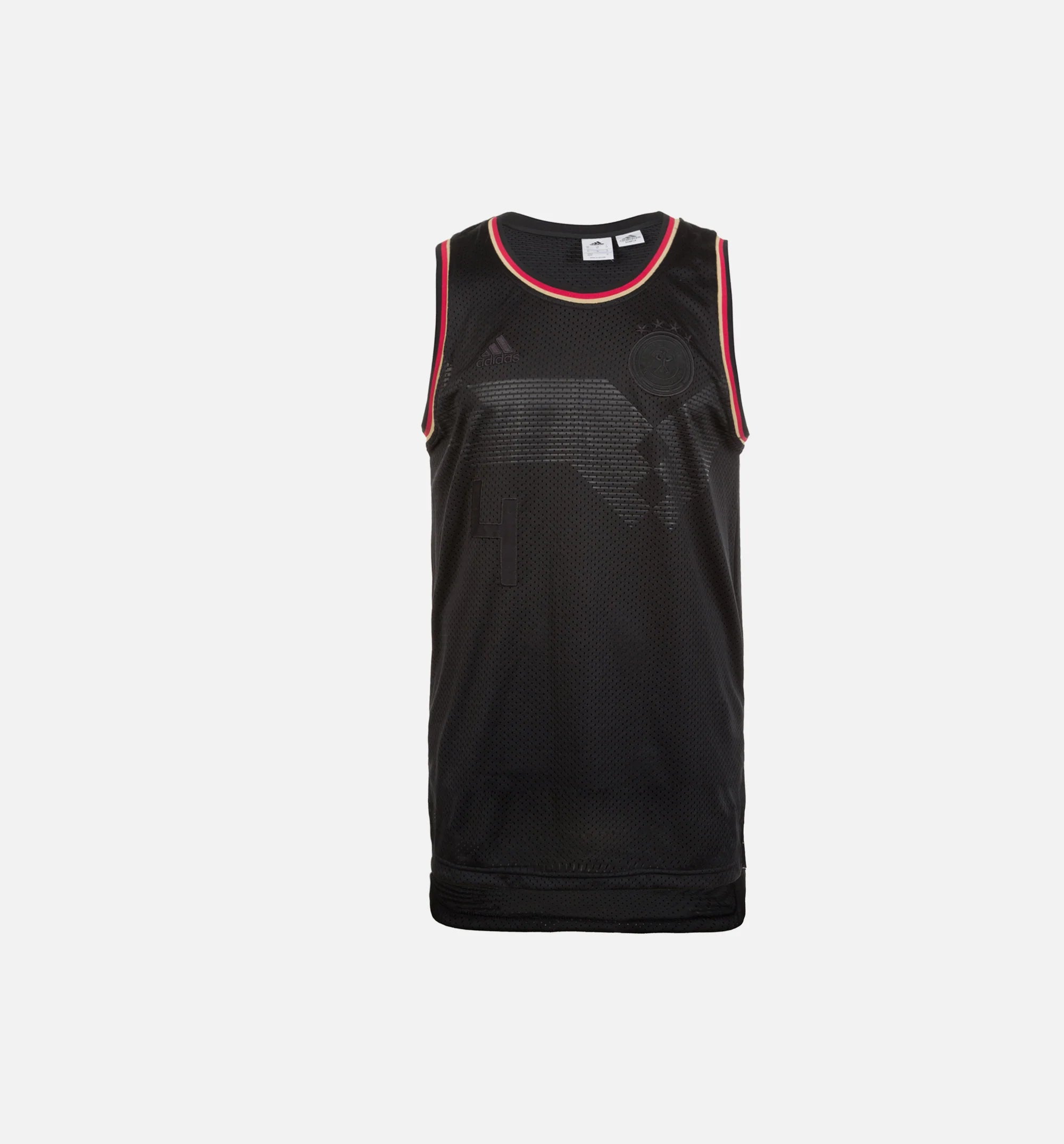 Germany Seasonal Special Mens Sleeveless T Shirt Black Red Yellow