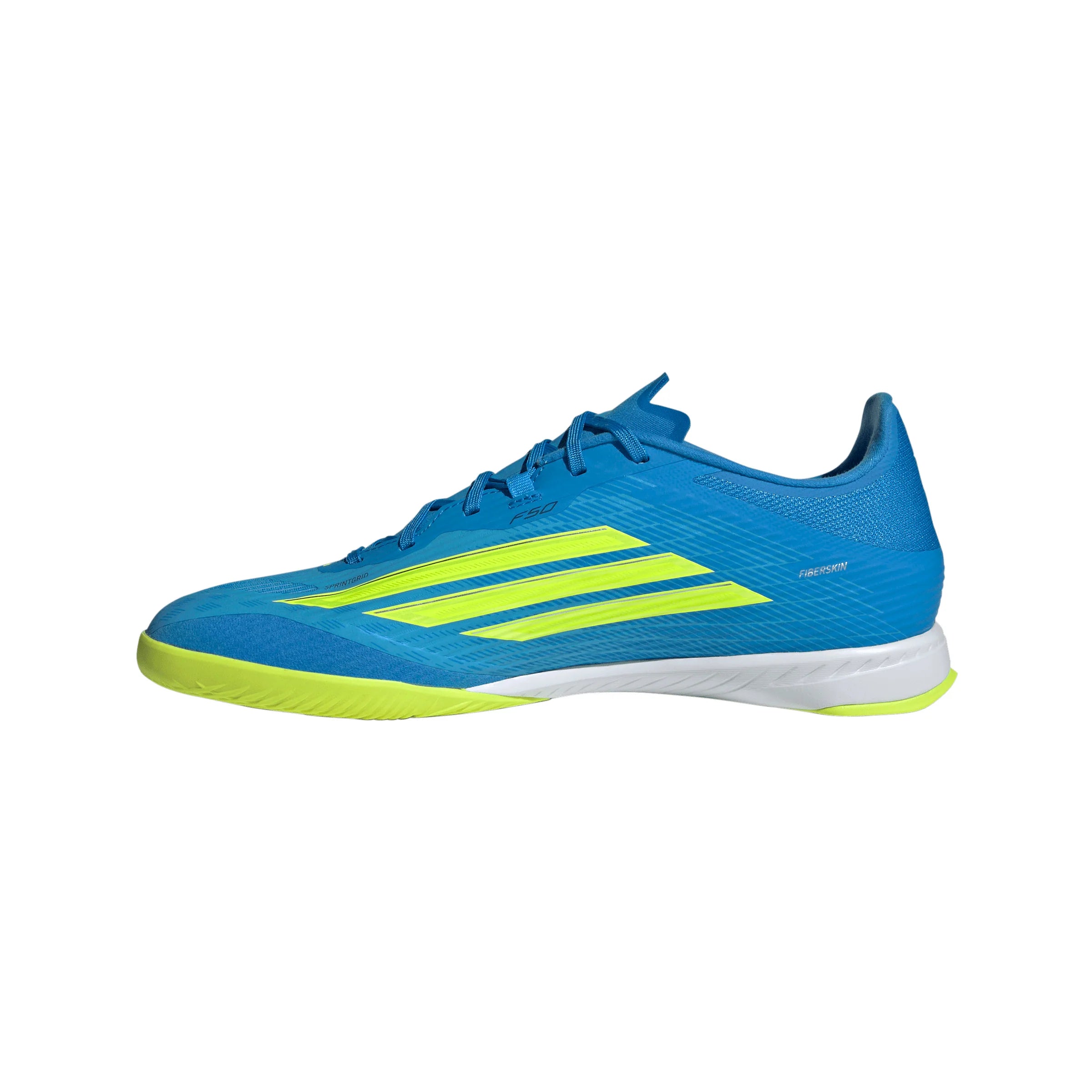 adidas F50 League IN Indoor Mens Soccer Shoes Blue Yellow Aqua