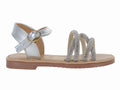 Sandalias Miroslava Plata para Niña