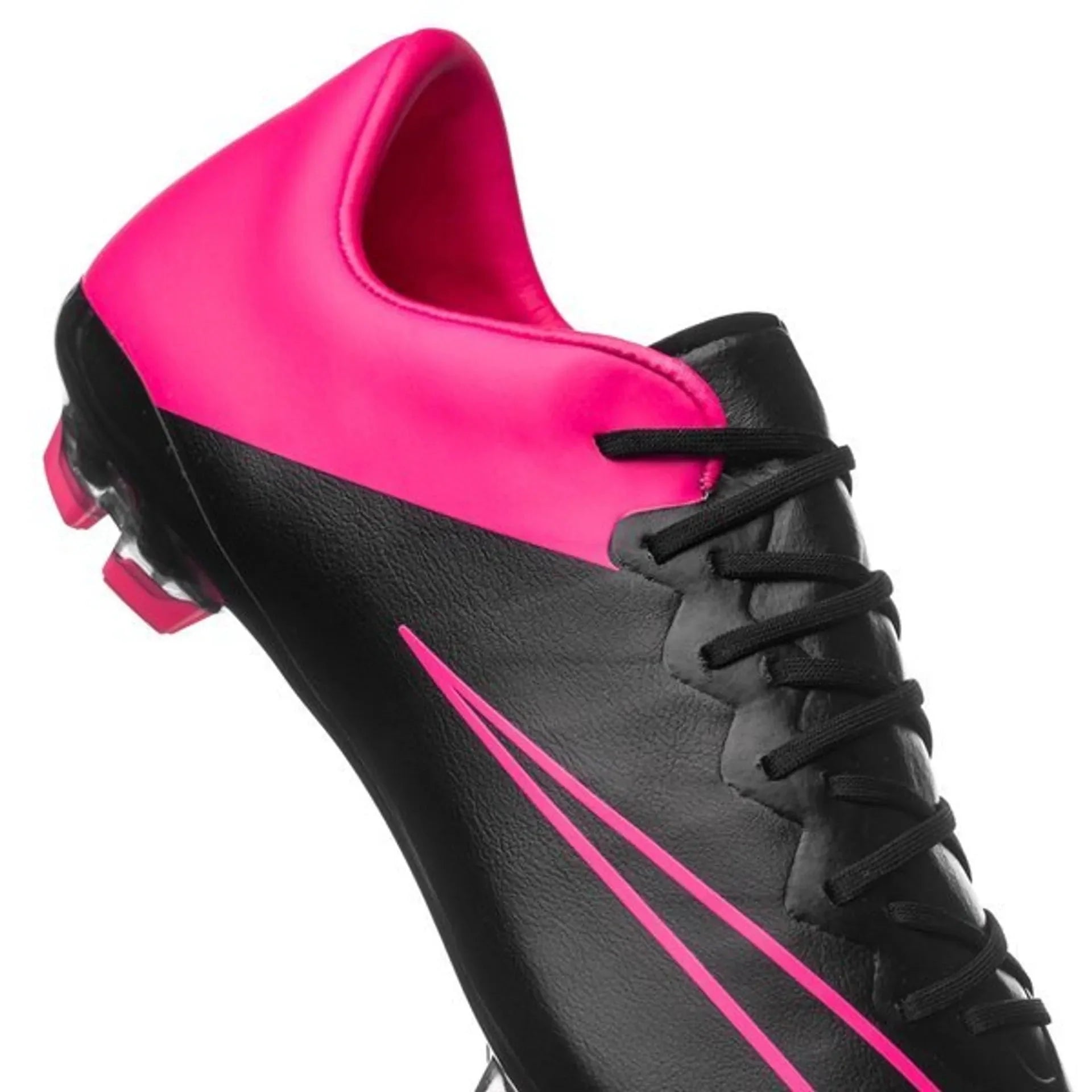 Nike JR Mercurial Vapor X FG Firm Ground Soccer Cleats Black Hyper Pink
