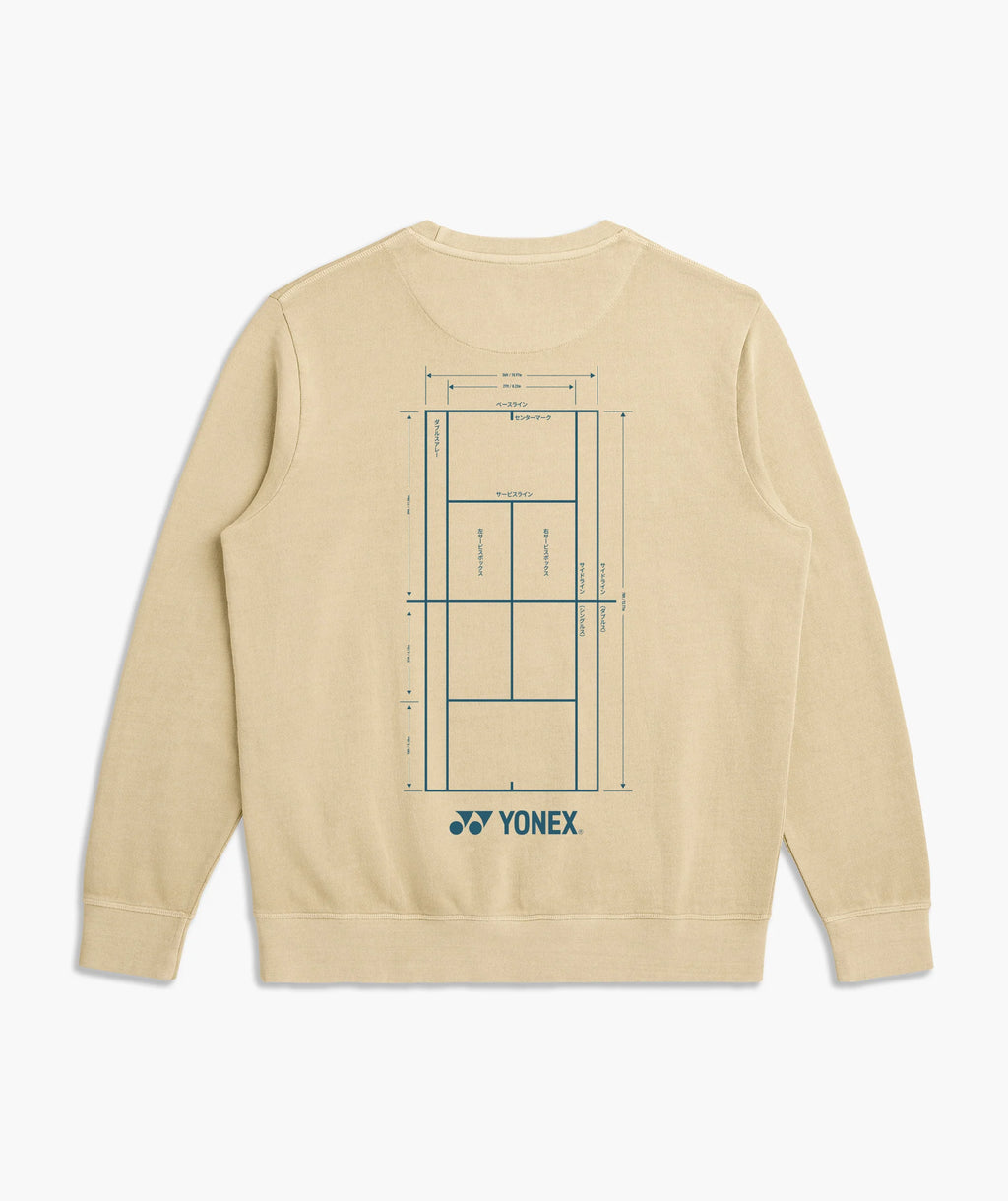 ZUMEN TENNIS COURT SWEATSHIRT