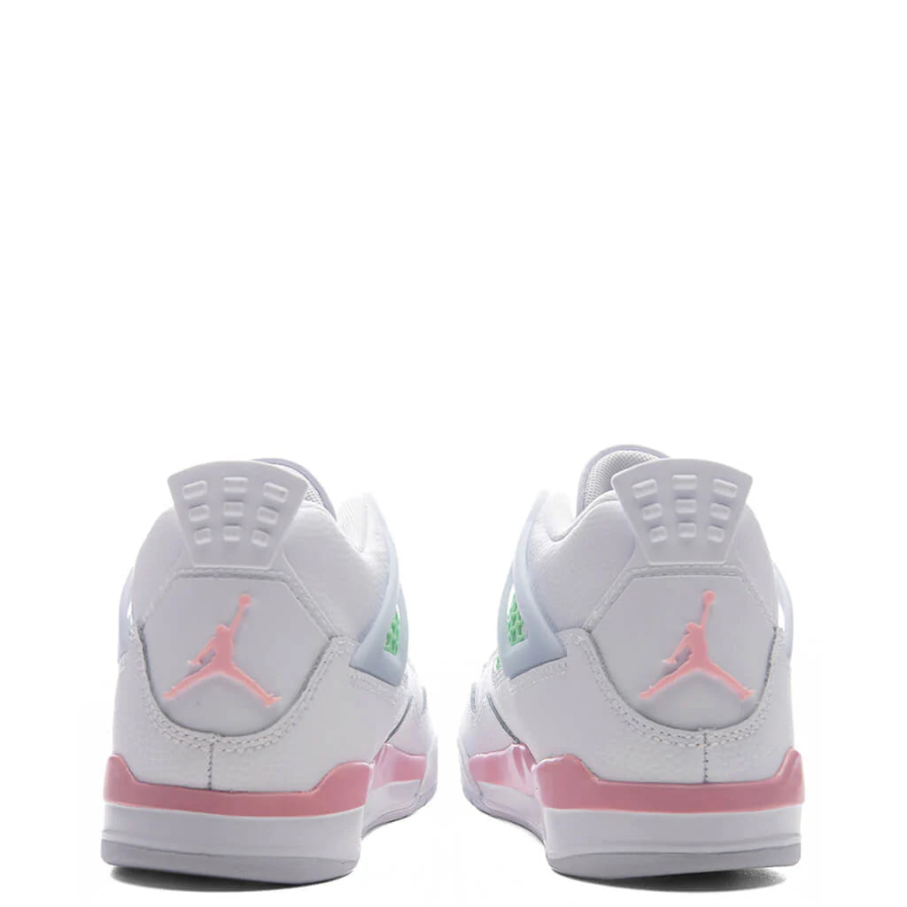 Air Jordan 4 Retro Valentines Day PS White Medium Soft Pink Half Blue