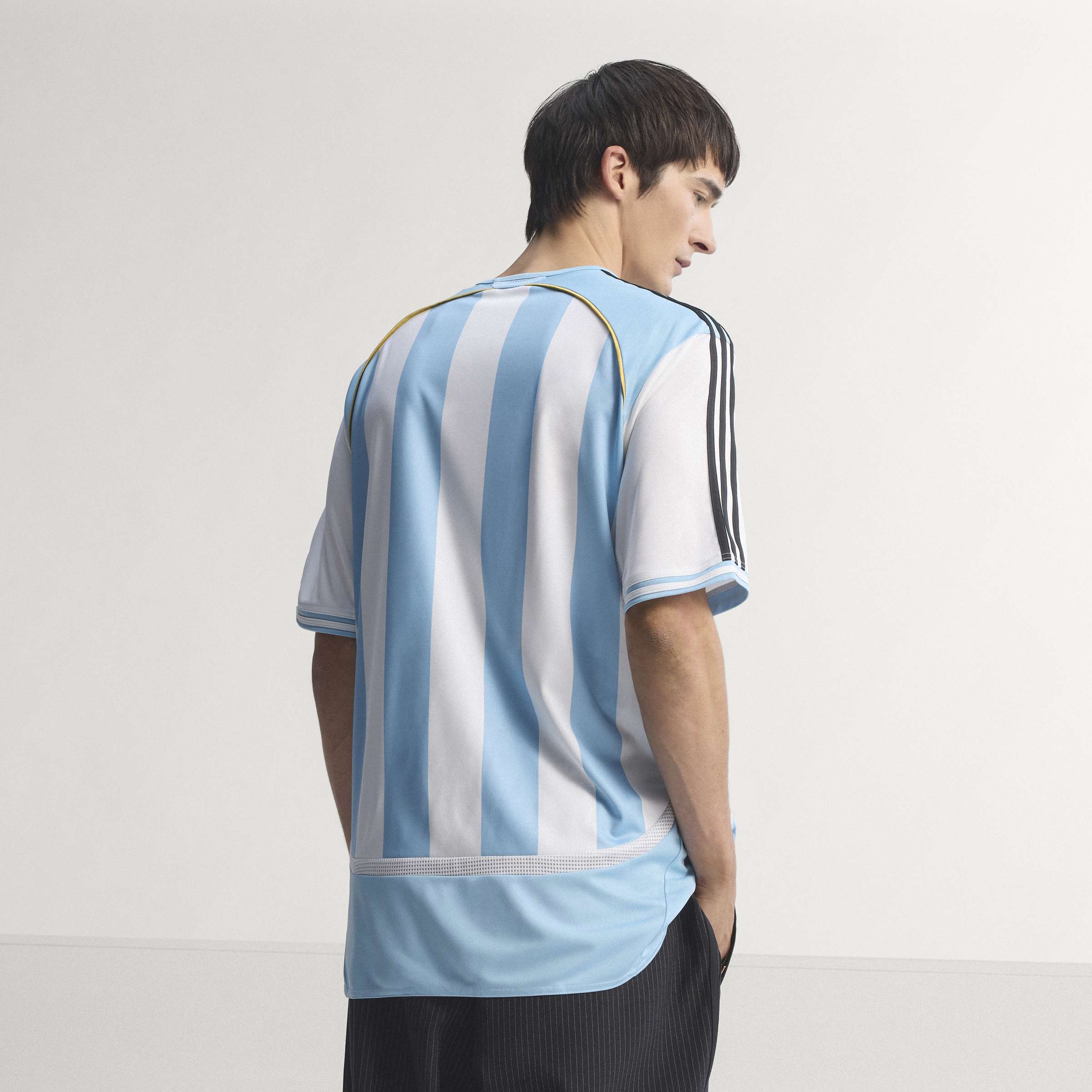 adidas Argentina Home Mens Soccer Jersey 2006 White Blue