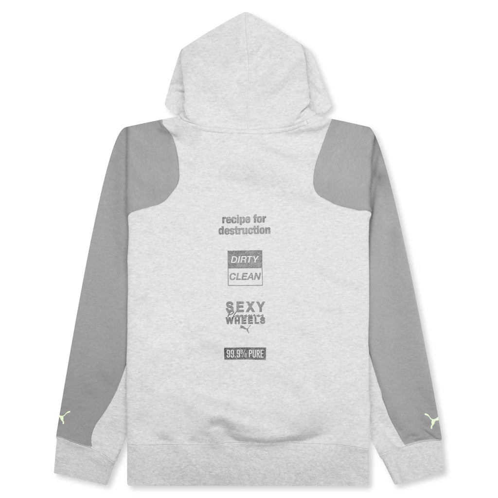 Puma x Pleasures Hoodie Light Grey Heather