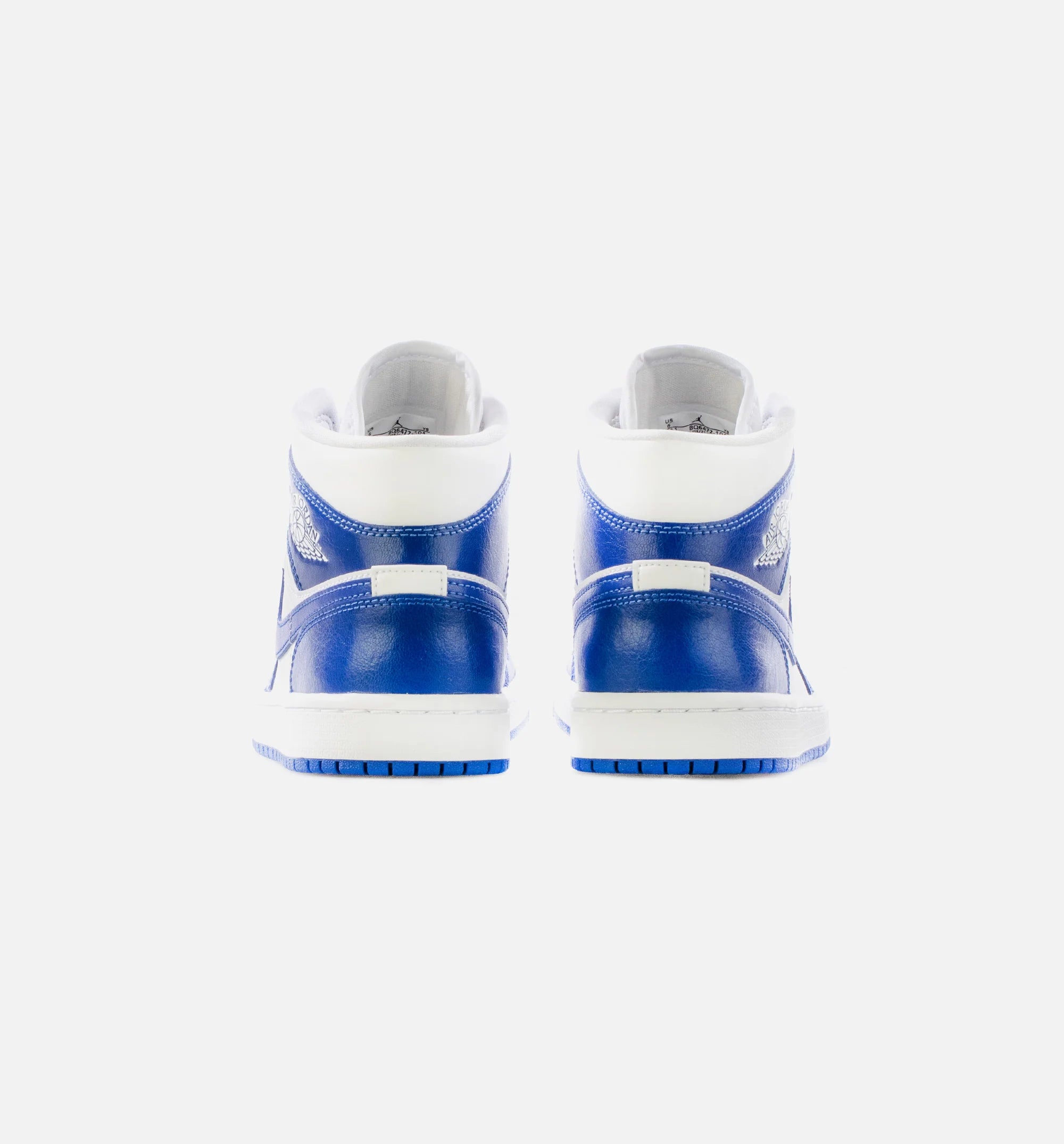 Air Jordan 1 Mid Hyper Royal Womens Lifestyle Shoe White Hyper Royal Limit One Per Customer