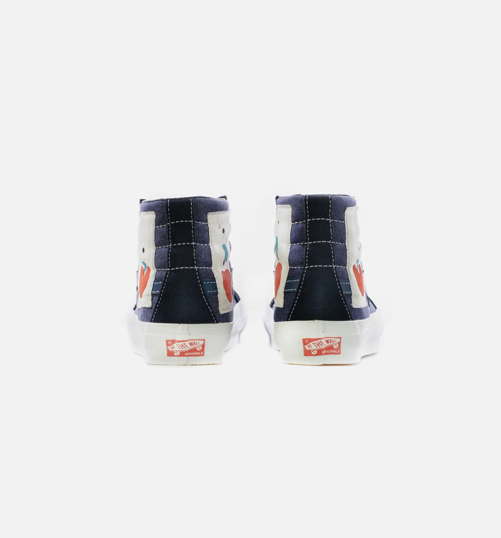 Geoff McFetridge Vault OG Sk8 Hi LX Mens Skate Shoe Navy White