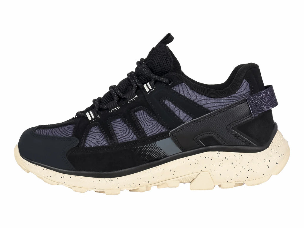 Botas de Excursionismo HI TEC Negro con Crema para Mujer