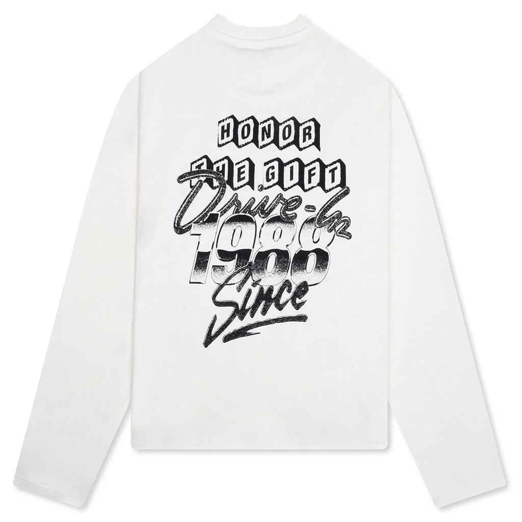 1988 Drive In Crewneck White