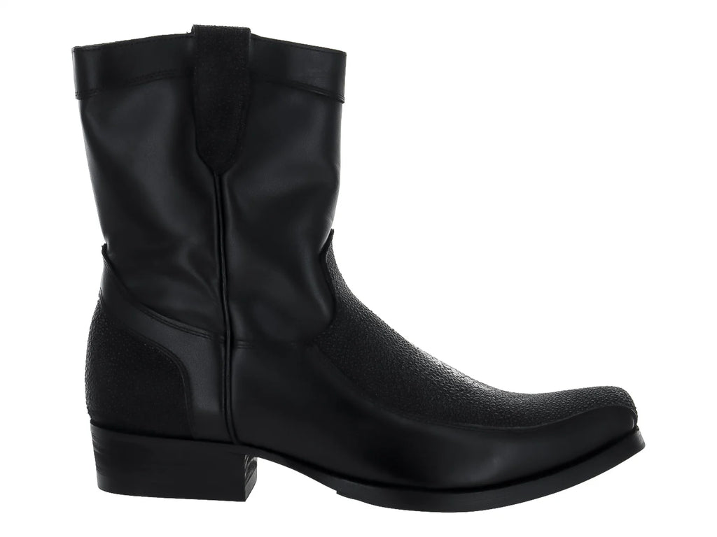 Botas In Moda Imitación Mantarraya Negro para Hombre