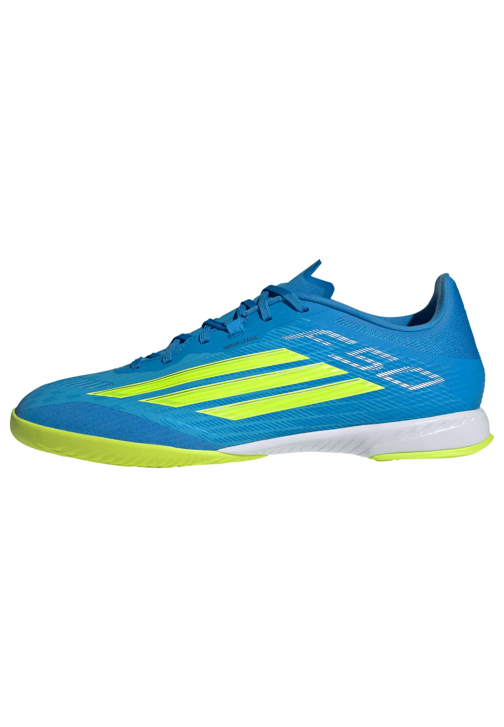adidas F50 League IN Indoor Mens Soccer Shoes Blue Yellow Aqua