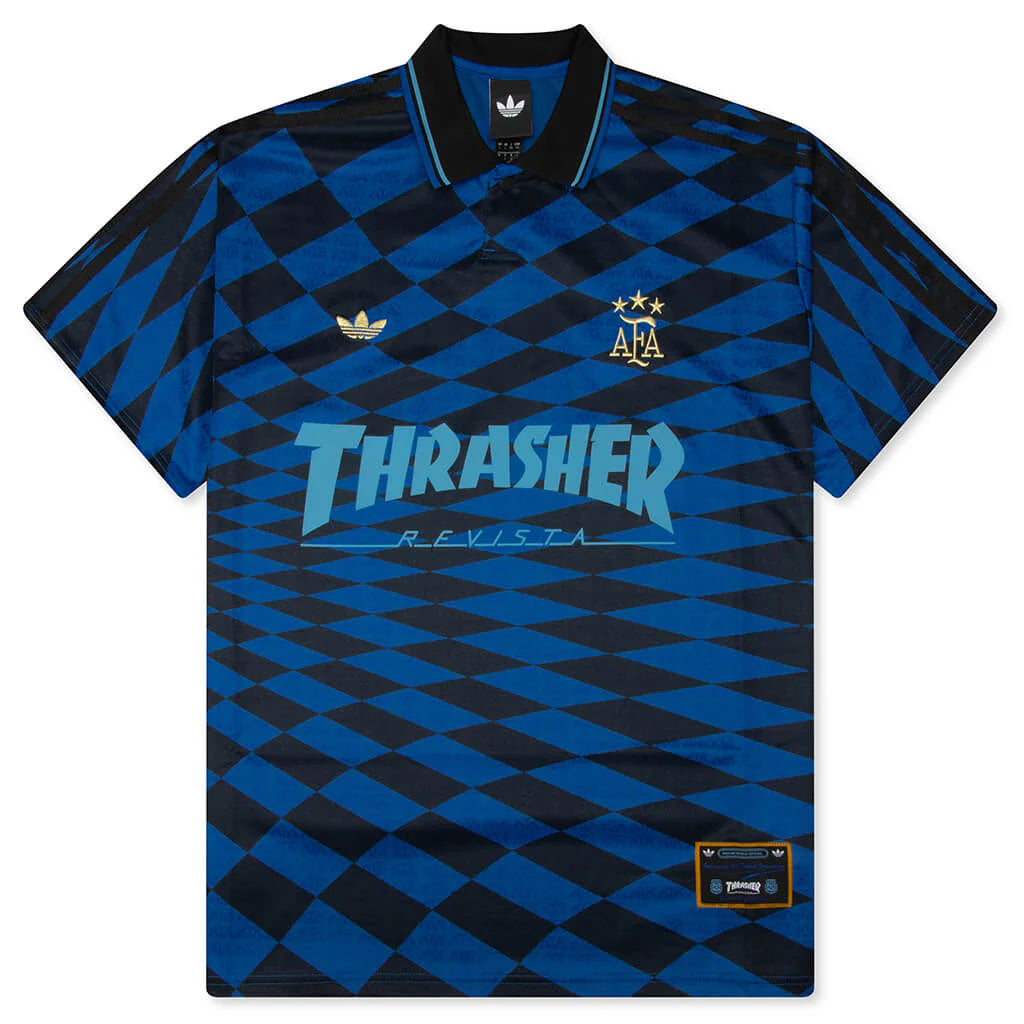 adidas Originals x Thrasher x AFA Argentina Jersey Black Blue