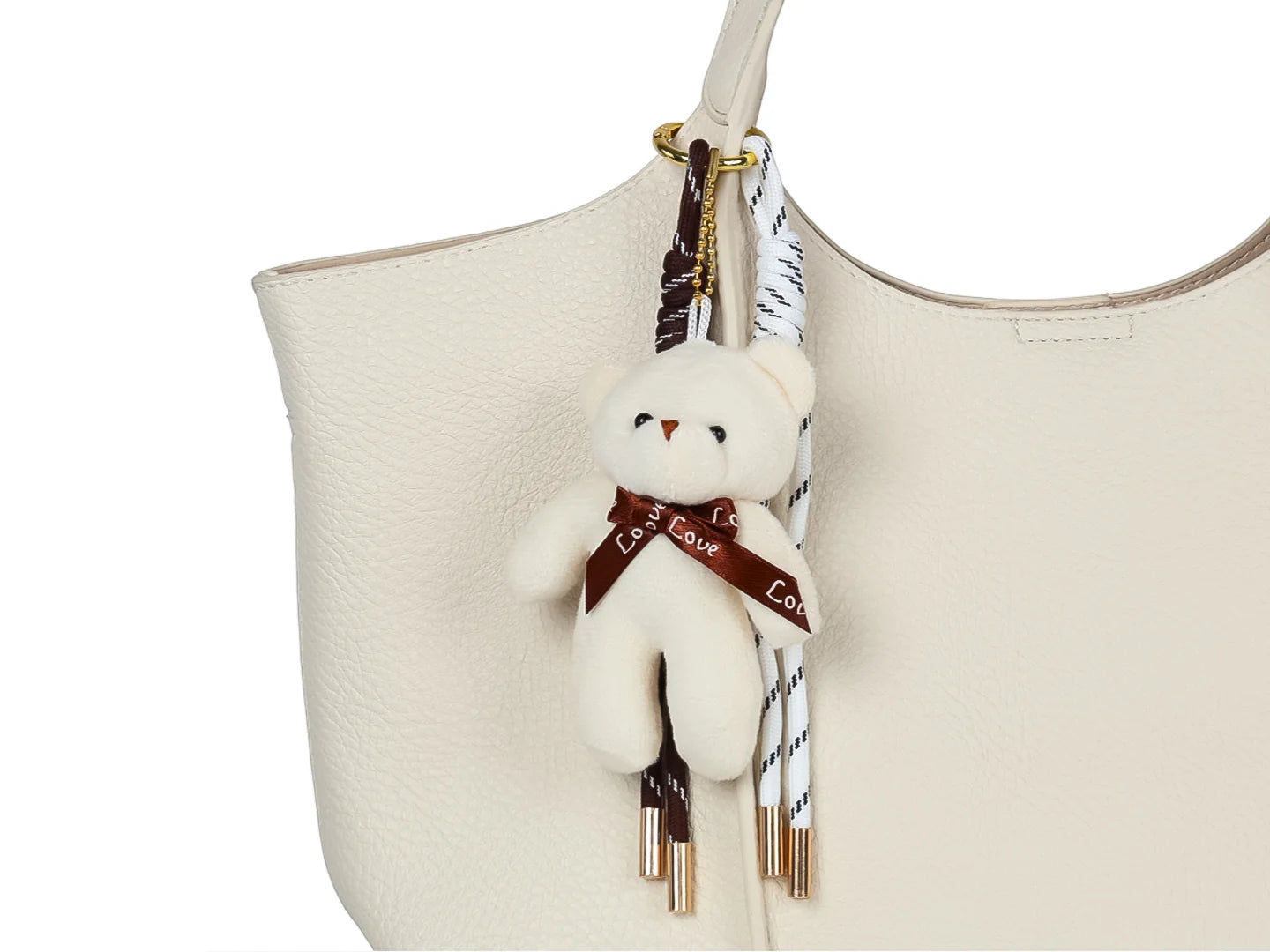 Bolsa de Hombro Unibella Beige para Mujer