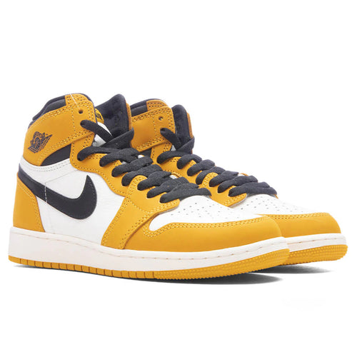 Air Jordan 1 Retro High OG GS Yellow Ochre Yellow Ochre Black Sail