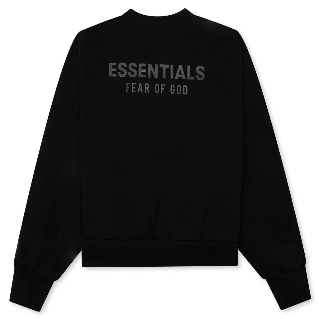 Classic Fleece Crewneck Jet Black