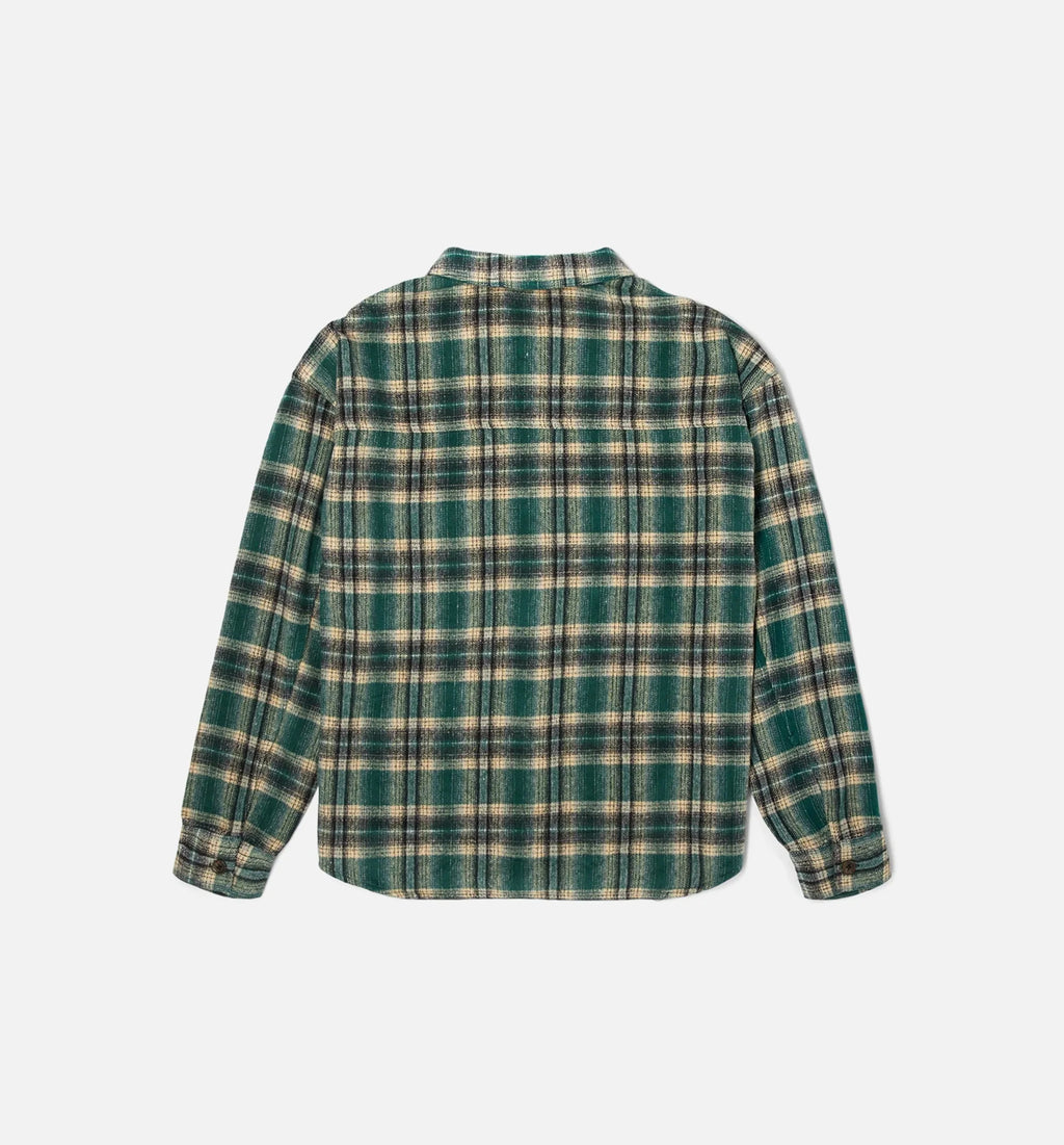 Nostalgia Flannel Mens Shirt Green