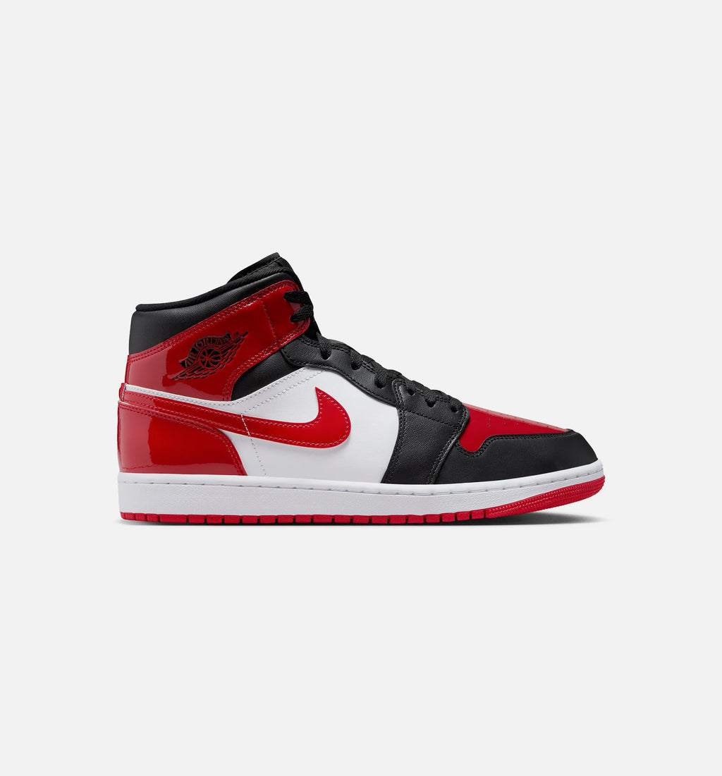 Air Jordan 1 Mid SE Mens Lifestyle Shoe Black White Varsity Red