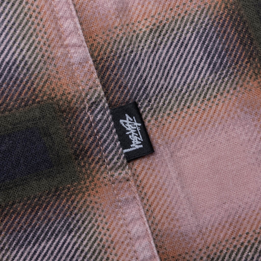 June Plaid Shirt Rose