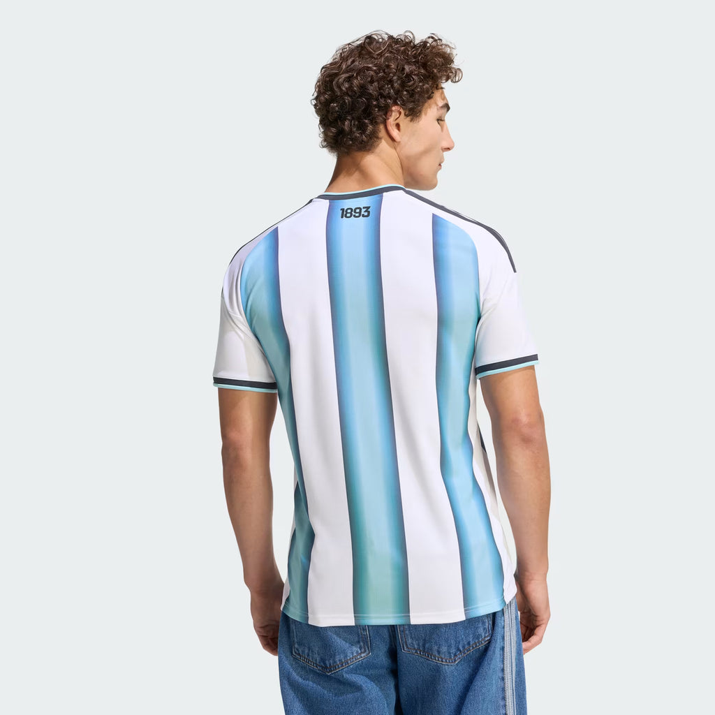 adidas Argentina Home Mens Soccer Jersey 26 White Blue