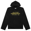 Oil Vintage Hoodie Black