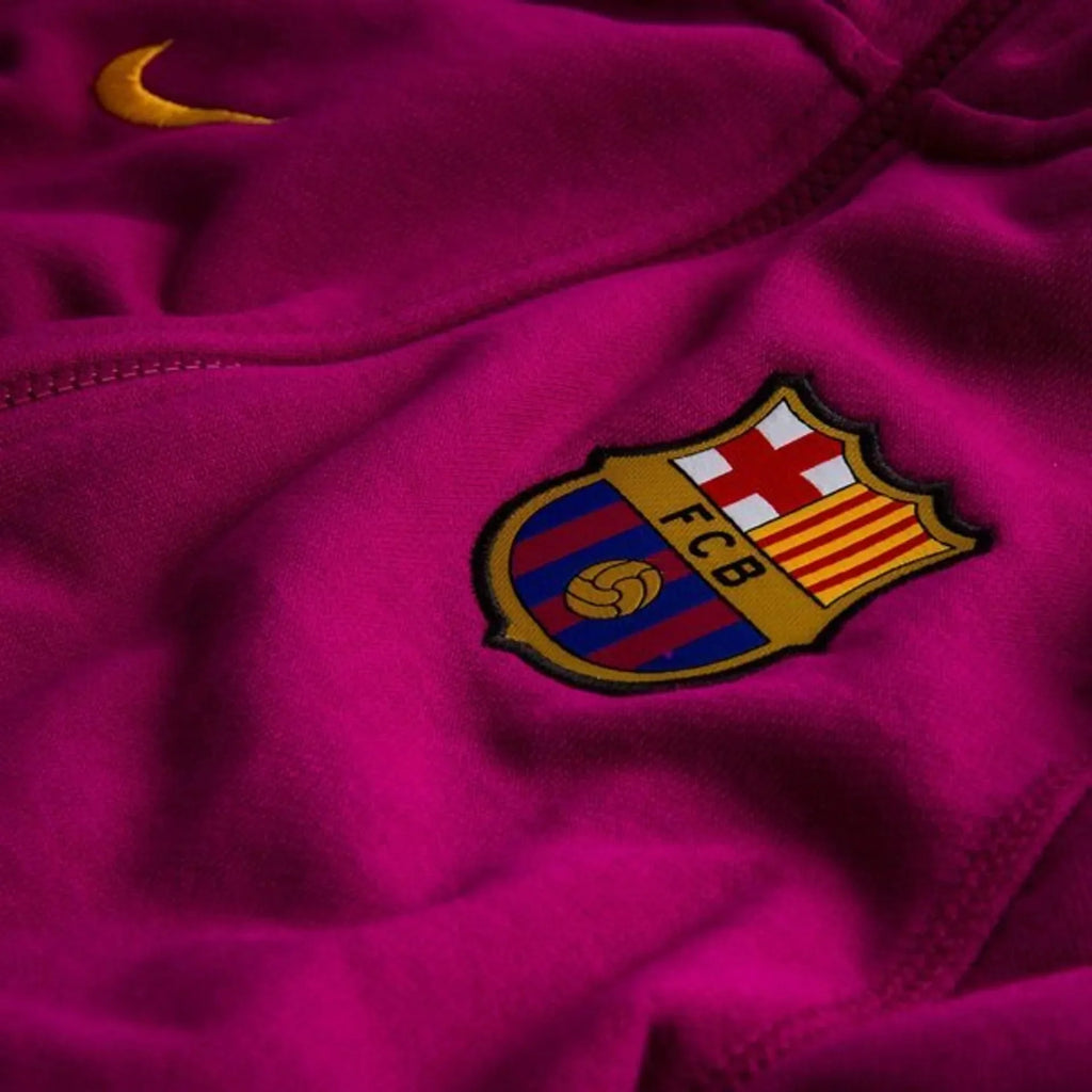 Nike Barcelona Hoodie Athentic FZ Dynamic Berry University Gold