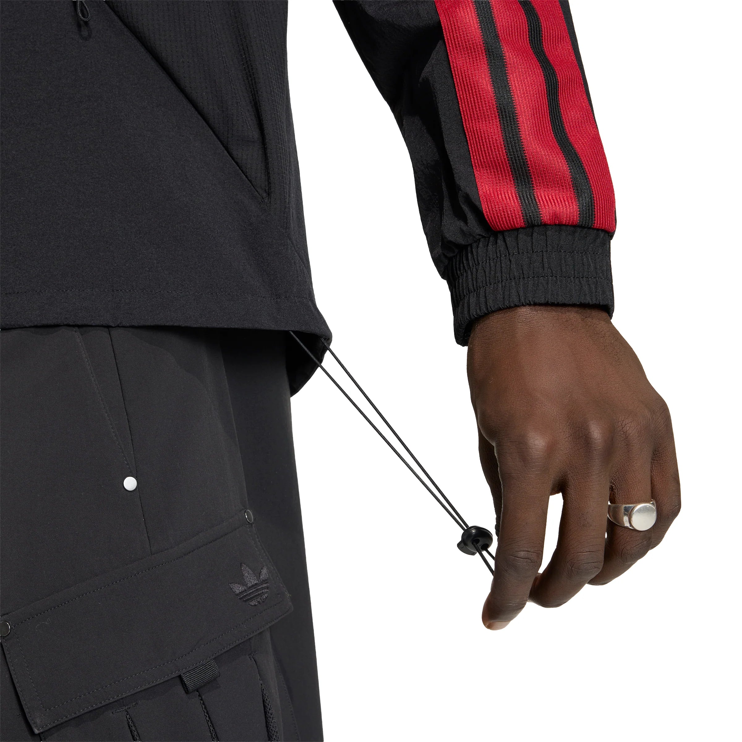adidas Atlanta United FC Anthem Mens Soccer Jacket Black Gold