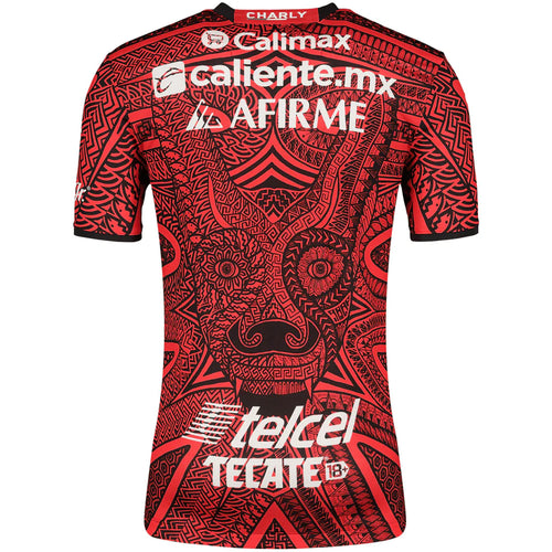 Charly Xolos Third Jersey 22 Red Black