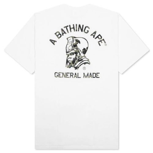 1st Camo General Made Tee White Green