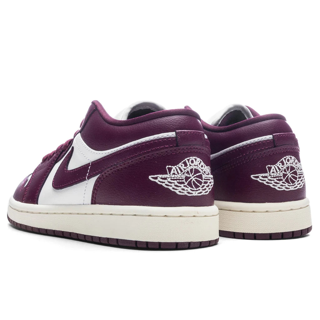 Womens Air Jordan 1 Low White Bordeaux Sail