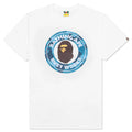 Honeycomb Camo Busy Works Tee White Blue