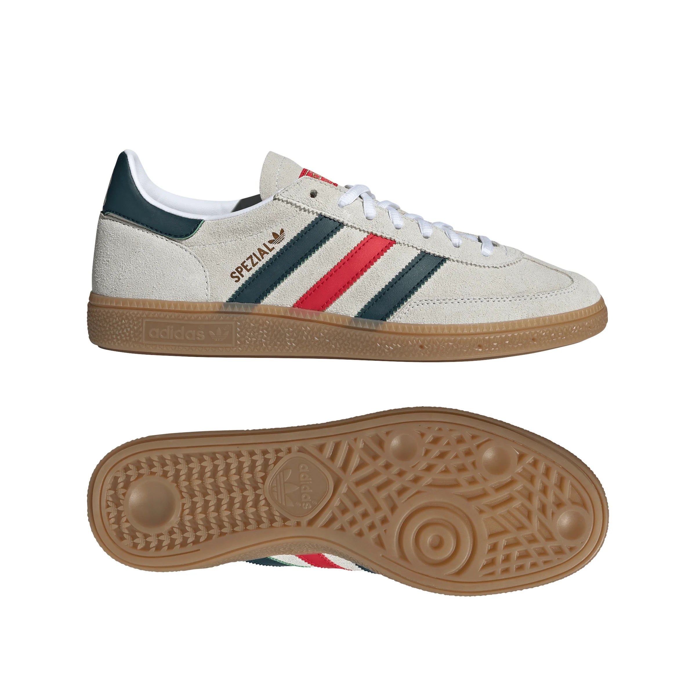 adidas Mexico Handball Spezial Shoes White Scarlet