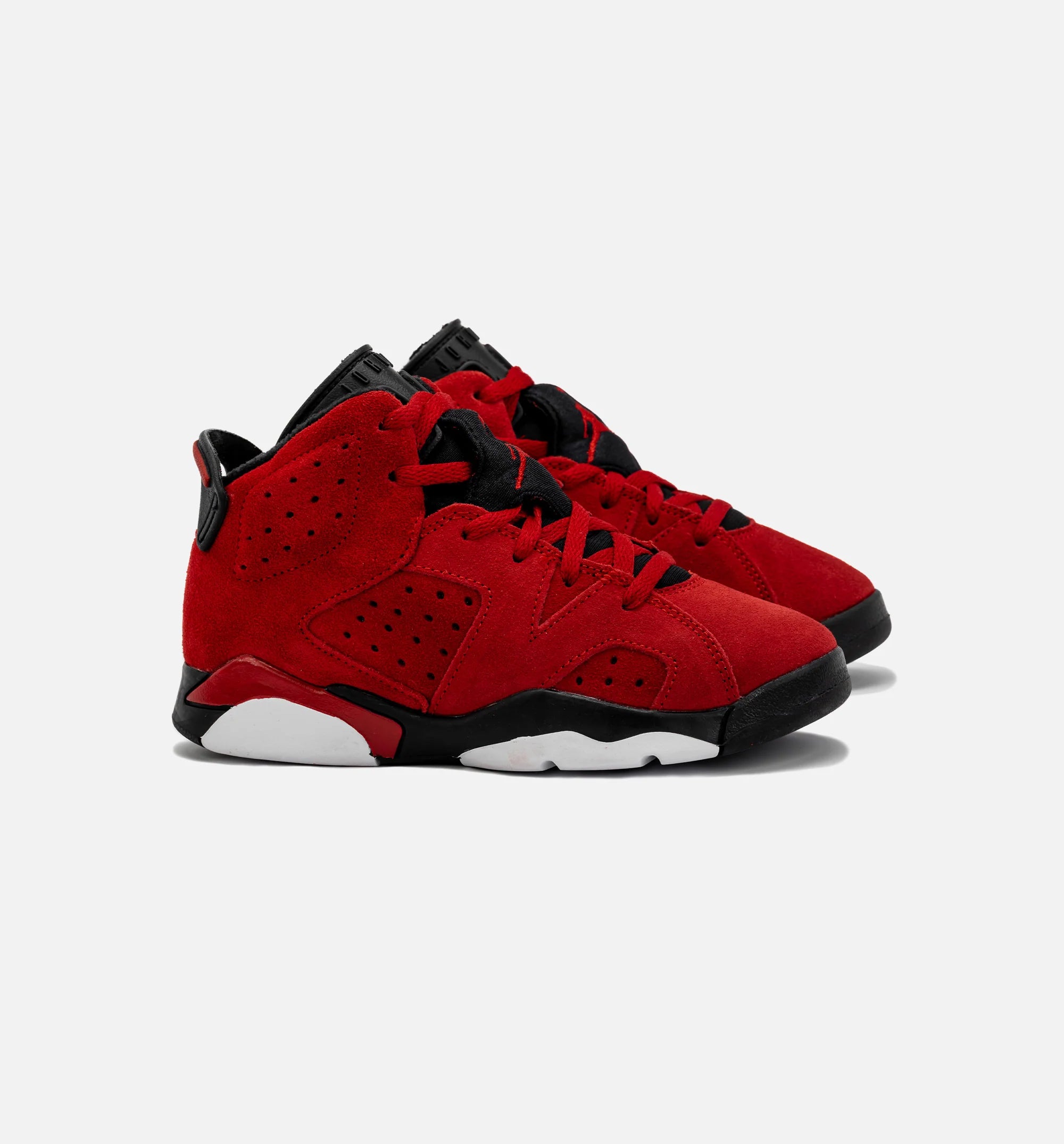 Air Jordan 6 Retro Toro Bravo Preschool Lifestyle Shoe Red Black