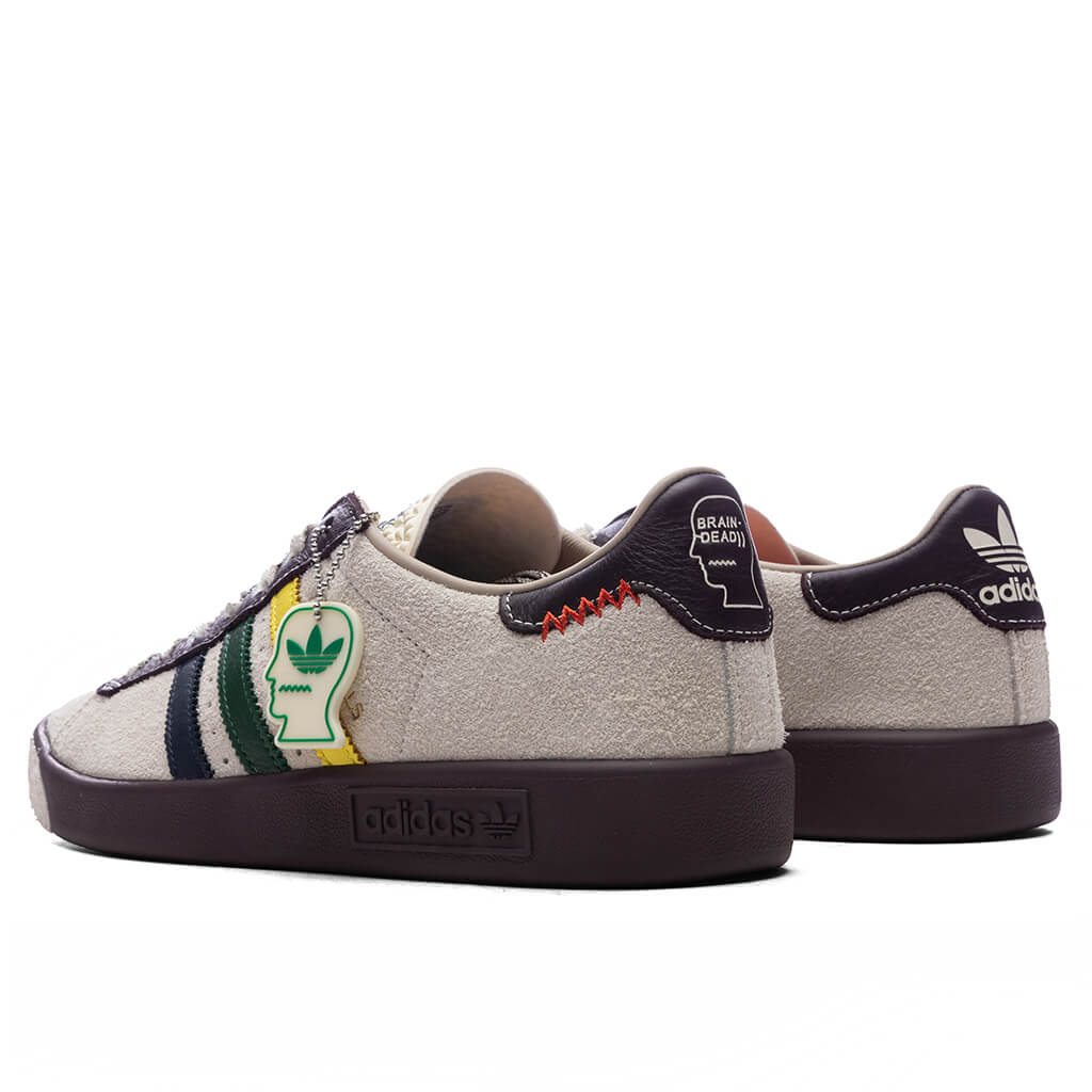 Adidas x Brain Dead Forest Hills Cream White Pantone Night Red