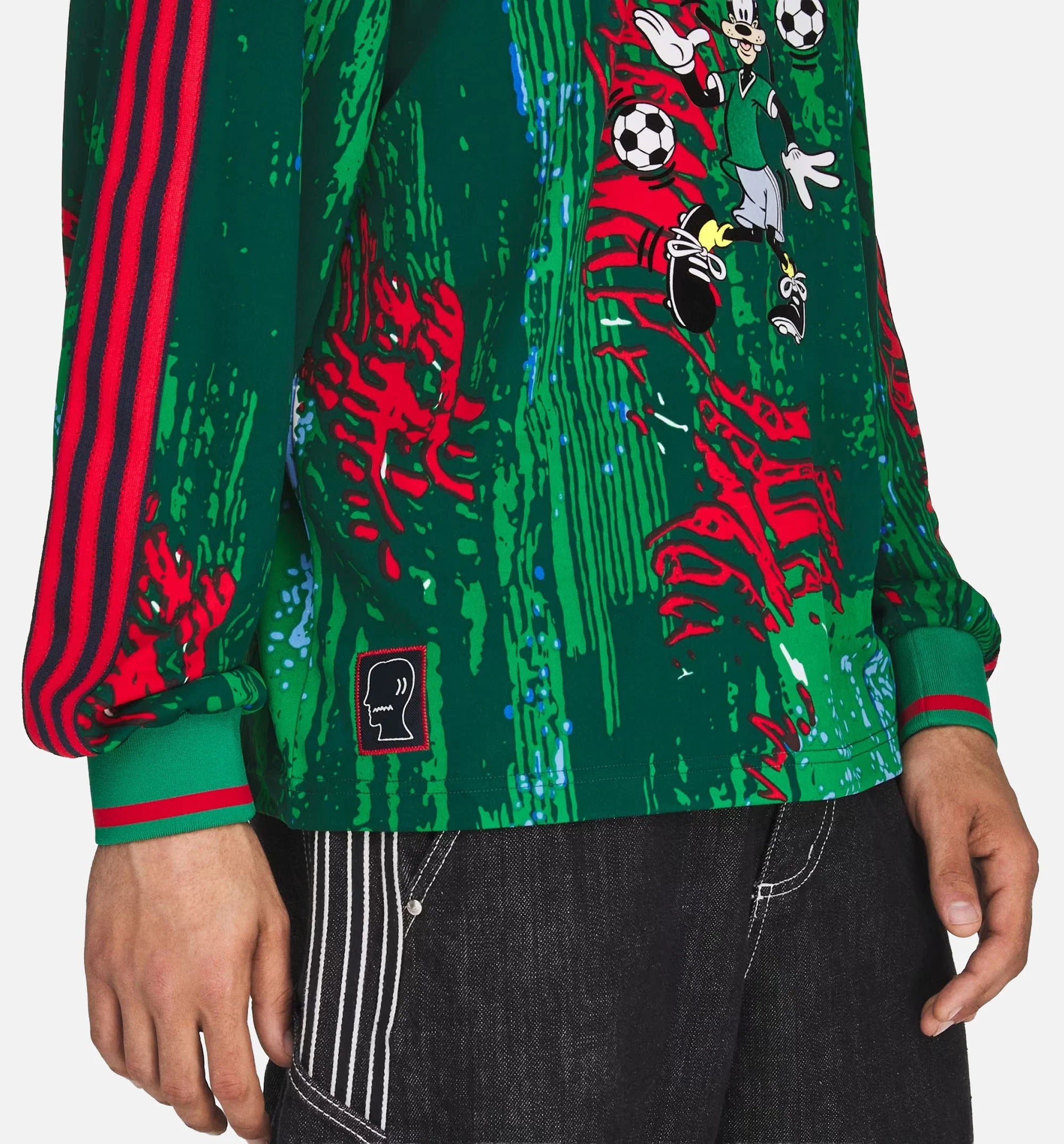 Originals x Brain Dead by Disney Mens Jersey Green Red